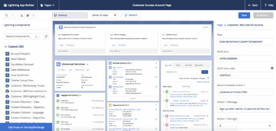 A JavaScript-based programming model for Salesforce's Lightning App Builder.