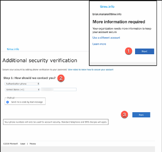 Self-service MFA enrollment