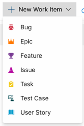 Azure DevOps board items
