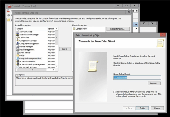 Group Policy Object Editor