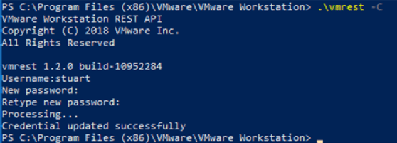 API explorer setup