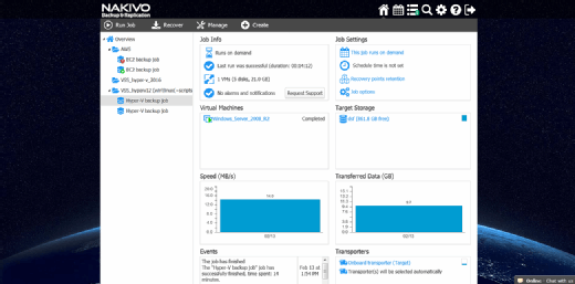 Nakivo's Backup & Replication 7.4