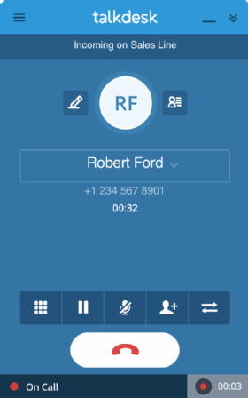 image of Talkdesk contact center