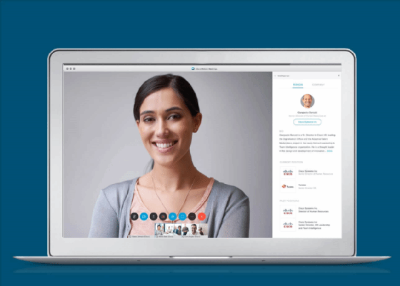 screenshot of Webex People Insights