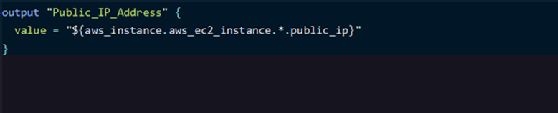 Output variables