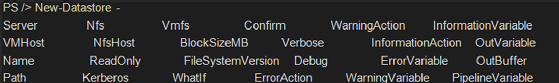 New-Datastore cmdlet
