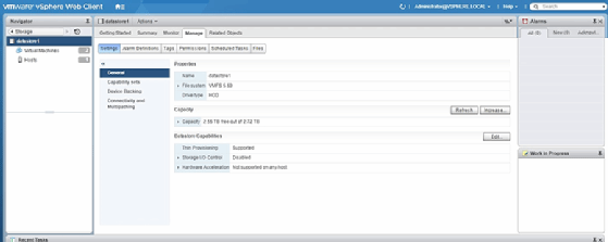 Edit datastores