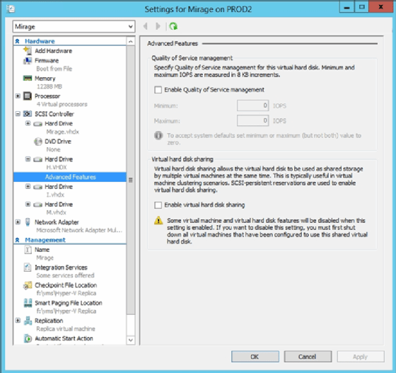 Enable QoS management