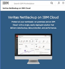 screenshot of Veritas NetBackup