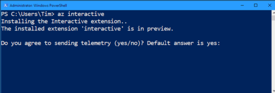 Telemetry implementation in Azure CLI