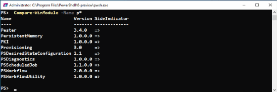 PowerShell Core session