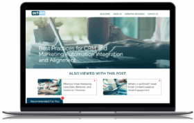 Act-On's Adaptive Web is a content recommendation engine.