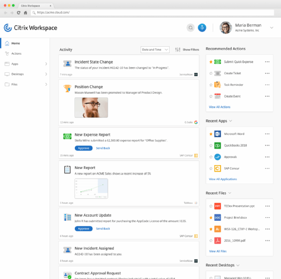 Citrix unveiled its upgraded Workspace product at its annual user conference Citrix Synergy.