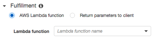 Schedule an AWS Lambda function triggered by Amazon Lex.