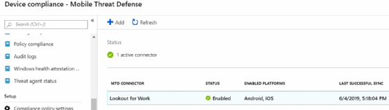 MTD in device compliance