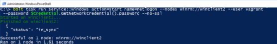 Bolt task for Windows