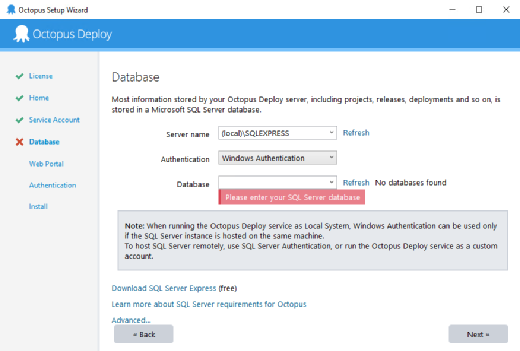 Octopus Deploy install