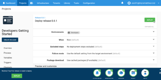 Deployment 0.0.1 status
