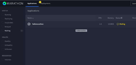 Mesos, Marathon and Zookeeper in action.