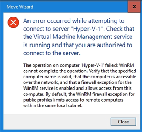 Hyper-V error