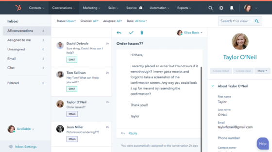 HubSpot recently released Conversations, a new feature that brings all prospect interactions into one place.