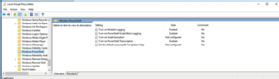 Group Policy PowerShell settings