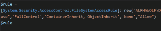 rule command