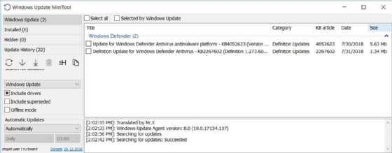Windows Update MiniTool