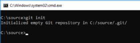 Git initialization command