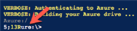 Azure Cloud Shell formatting