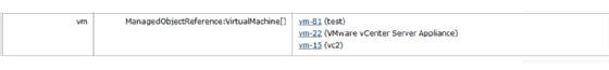 VM hyperlinks