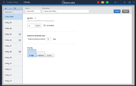 Screenshot of SmartPolicies creation interface