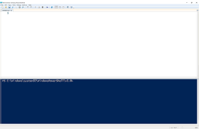 PowerShell ISE windowpanes
