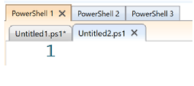 Script and session tabs