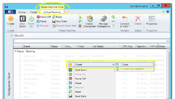 SCVMM clone VM
