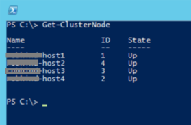 Hyper-V nodes.