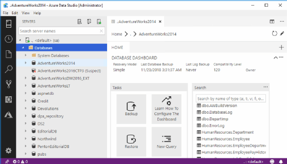 The new Azure Data Studio