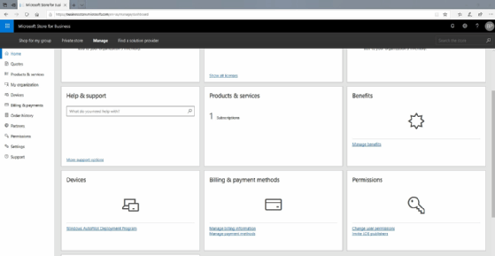 Windows Autopilot menu