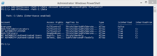 Administrator: Windows PowerShell
