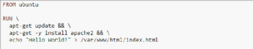 The Dockerfile for the container image.