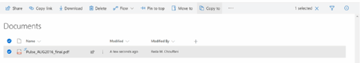 The navigation bar of the library and lists settings