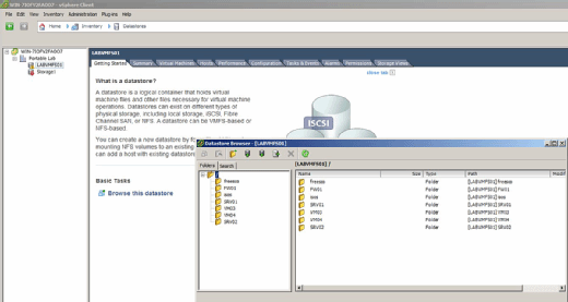 Copying the *flat.vmdk file into a data store.