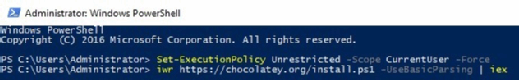 Install Chocolatey