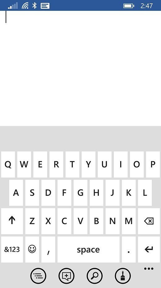 Word Mobile on Windows Phone 8.1