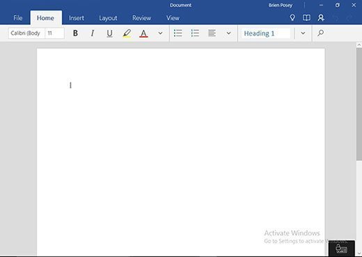 Word Mobile 2016