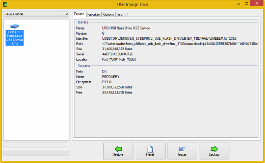 USB Image Tools