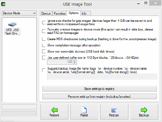 USB Image Tools