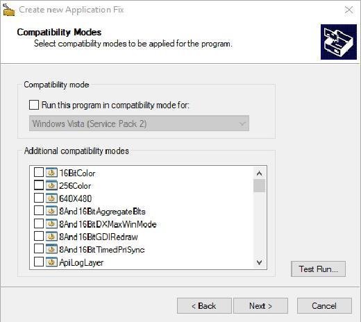 Shim unlisted applications