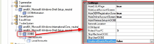Answer File pane