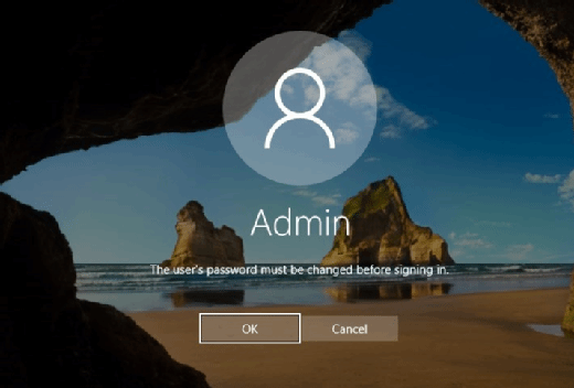 Welcome screen